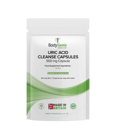 Uric Acid Cleanse Capsules Bodygenix UK Healthy Uric Acid Level Kidneys Support (120)