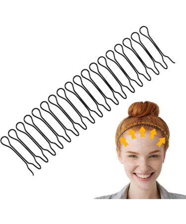 Wire Hair Combs - Hair Finishing Fixer Comb | U Pin Stretchable Hair Side Combs Invisible U Pin Hair Side Combs Hair Updo Styling Tool Decorative Bangs Holder for Women & Girls - Buy Online on GoSupps.com