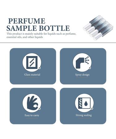 FRCOLOR 4pcs 10ml Refillable Perfume Bottles - Portable Glass Spray Bottles with Metallic Caps & Pipette for Essential Oils | Perfect for Travel & Home Use - Buy Online on GoSupps.com