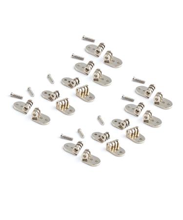 SBTRKT 10 Sets Replacement Eyeglass Hinges Plastic Frame Sunglasses Eyeglass Parts Replacement Hinges Eyeglass Accessories