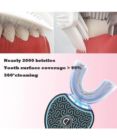 U-Shape Sonic Electric Toothbrush | Teeth Whitening | IPX67 Waterproof | LED Light | Black - Buy Online on GoSupps.com