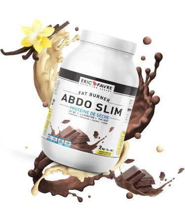 ABDO SLIM PROTEIN Vanilla Multi-Action Slimming Dry Protein Based Whey Protein Green Tea Carnitine Minerals 500 g French Laboratory Eric Favre - Buy Online on GoSupps.com