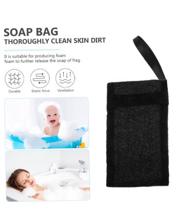 FRCOLOR 16 Pcs Soap Foaming Bags - Eco-Friendly Soap Saver Sleeves for Travel | Nylon Fiber Scrubber with Lemongrass Scent - Buy Online on GoSupps.com