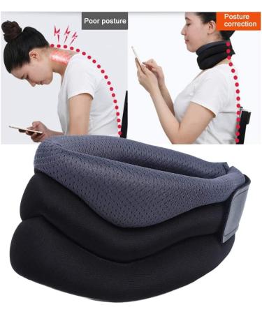 Neck Traction Device Cervical Appliance Neck Protection Posture Corrector Neck Support for Spine Alignment & Chronic Neck Pain Relief.(Gray) Warm as Ever - Buy Online on GoSupps.com