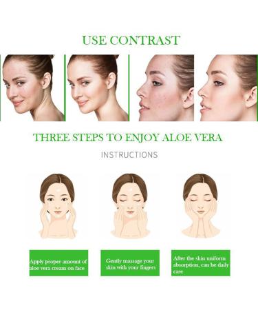 DISAAR Beauty 99% Aloe Vera Soothing Moisturizing Face Cream After Sun Repair Oil Control Acne 100ml/3.38fl.oz - Buy Online on GoSupps.com