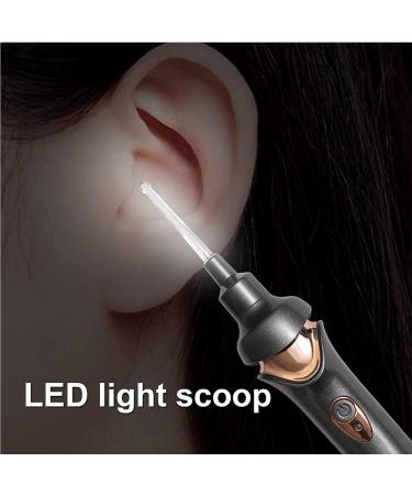 LED Lighted Ear Wax Remover Tool with 4 Replacement Heads - Vibrating Suction Ear Cleaner Set (White) - Buy Online on GoSupps.com