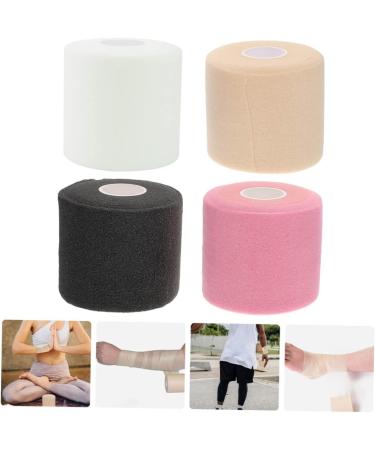 GLEAVI 4 Rolls Skin Sponge Ankle Tape - Stretchy Athletic Tape for Sports Injury & Fitness | Elastic Wrap & Pre-Wrap for Football & Racket - Buy Online on GoSupps.com