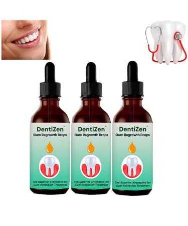 Dentiz gums growth drops - drops to regrow the gums gums repair drops treatment of gum diseases rejuvenate your gums (3PCs)
