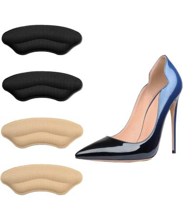 Heel Grips Liner Cushions Inserts for Loose Shoes Filler Improved Shoe Fit and Comfort Heel Pads Snugs for Shoe Too Big Men Women 1 Set
