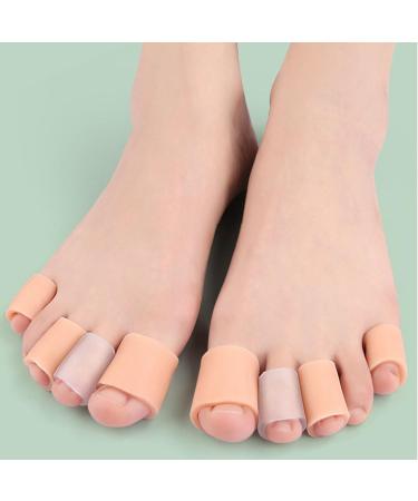 Toe Protection Gel Sleeves - 4 Pairs Reusable Breathable Cushions for Blisters & Impact Relief - Buy Online on GoSupps.com
