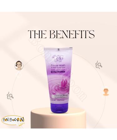 Eva Facial Wash & Makeup Remover 150ml - Hydrating Glycerin Formula for Dry Skin - Soap Free Care - Buy Online on GoSupps.com