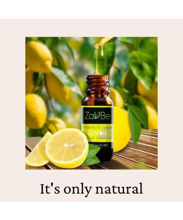 MABUA Lemon Oil (Citrus Limonum) 100% Pure Natural Therapeutic Grade 120 mL (4 oz) - Buy Online on GoSupps.com