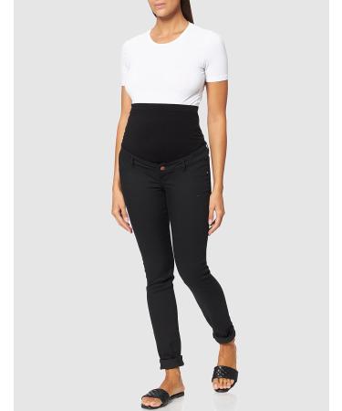Mamalicious Women's Mljuliane Slim Maternity Jeans in Black - Size 28 - Buy Online on GoSupps.com