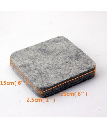 Natural Woolen Needle Felting Mat - Small 6 x 6 x 1 - Felting Starters Tools for New Creations - Buy Online on GoSupps.com