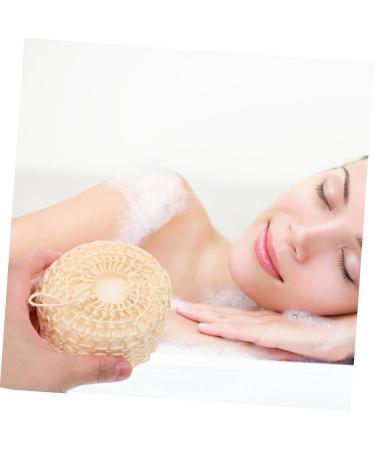 FOMIYES 2pcs Sisal Sponge Balls - Comfortable Body Scrubbers for Bathing | Portable Shower Supplies - Buy Online on GoSupps.com