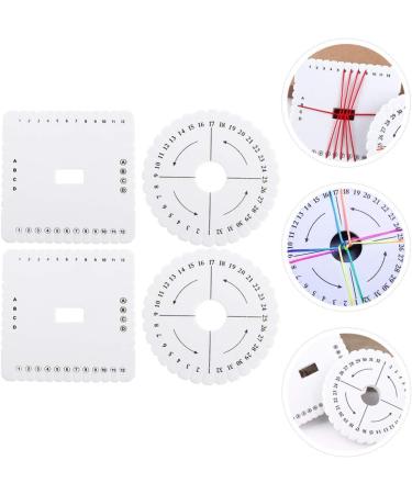 Ciieeo 8pcs Foam Beading Square DIY Kit for Handmade Mobile Accessories - Beaded Wire Plate Tools for Braided Bracelet Crafting - 10.5x10.5CM - Buy Online on GoSupps.com