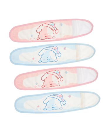 Iwowhero 4 pieces baby belly baby belly warmer cotton abdominal tape infants gifts umbilical cord care navel belt baby navel care children navel corset pure cotton newborn toddler