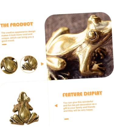 Alipis 1pc Figures Vivid Desktop Delicate Adornment Keychain Frog-designed Tabletop Vintage Pet Tea - Buy Online on GoSupps.com