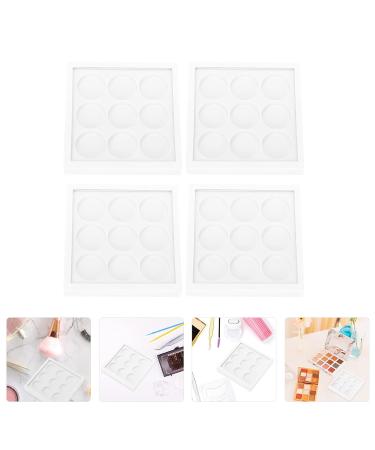 Fomiyes Empty Magnetic Eyeshadow Palette | Compact Makeup Storage Box with 9 Compartments for Eyeshadow Lipstick Rouge & Powder - 4 Pieces - Buy Online on GoSupps.com