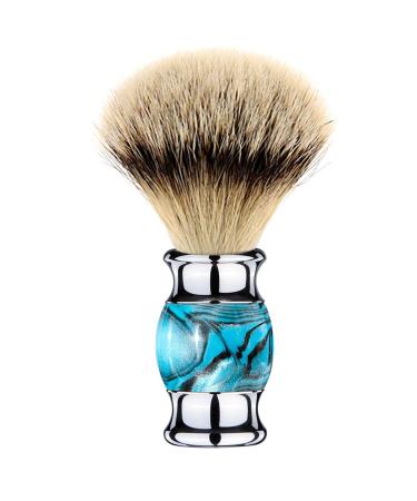Grandslam Finest Badger Shaving Brush with Resin Handle - Blue - Buy Online on GoSupps.com