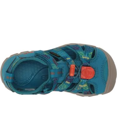 KEEN Unisex Kid's Seacamp 2 CNX Sandal - Smokey Bear Fjord Blue | Size 4 UK Child - Buy Online on GoSupps.com