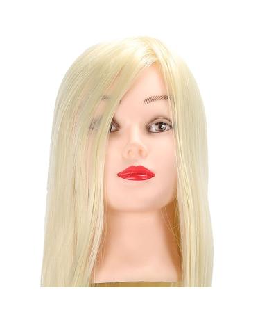 Hairdresser Training Head - 65cm Funny Practical Doll Head for DIY Hairstyling & Braids | High-Temperature Fiber - Buy Online on GoSupps.com