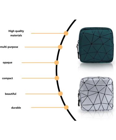 Zoetwhay Tampons Storage - Portable Mini Period Bag with Zipper | Waterproof Tampon Organizer (2 Pack) - Buy Online on GoSupps.com