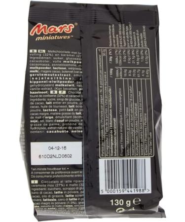 Mars Italy 4 mini miniature milk chocolates Mars Italy with caramel filling 130 g 4 packs  - Buy Online on GoSupps.com
