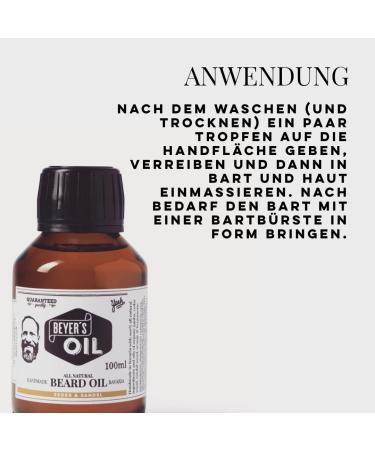 Beyer's Oil Beard Oil Cedar & Sandal XXL 100ml | 100% Natural Beard Care for Soft & Smooth Beards - Buy Online on GoSupps.com