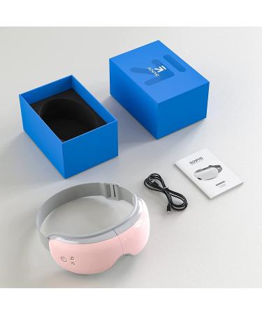RENPHO Heated Eye Massager with Bluetooth Music | 5 Relaxing Modes | Reduce Eye Strain & Dark Circles | Rechargeable & Portable | Improve Sleep | Pink Eye Care Machine - Buy Online on GoSupps.com