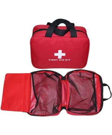 UV Stylish Medicine Bag Travel | Portable Empty First Aid Kit for Home Office Car Camping & Hunting - Red - Buy Online on GoSupps.com