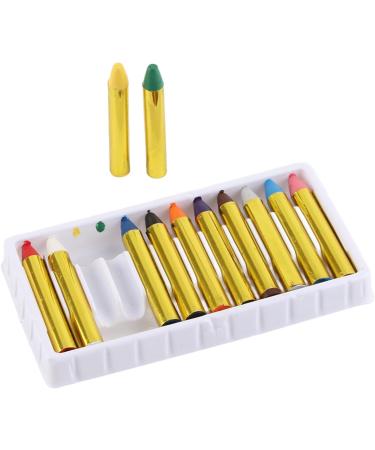  Jelquix Colorful Face Paint Stick Pencil Set Smooth Color Non-Toxic Suitable for Children's Imagination Made of High Quality Material for Painting - Buy Online on GoSupps.com