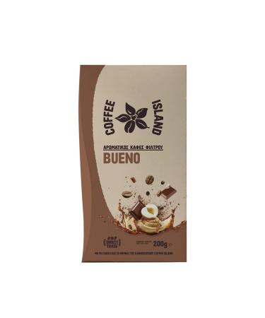 Coffee Island Caf aromatis Bueno avec torr faction moyenne-fonc e pr emball 200g Bueno 200 g (Lot de 1)