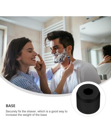 Beaupretty Shaving Brush & Metal Razor Stand for Men - Double-Sided Manual Razor & Shavemate Mini Facial Razor - Compact & Stylish 3.8x3.3cm Black Design - Buy Online on GoSupps.com