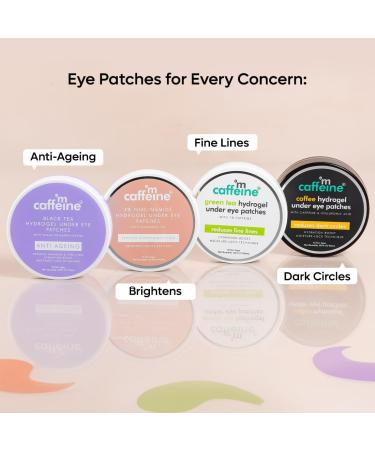 Cooling Under Eye Patches | Brightening & De-Puffing Mask with 4% Niacinamide & Kombucha Tea | 15 Pairs for Hydration & Pigmentation Reduction - Buy Online on GoSupps.com