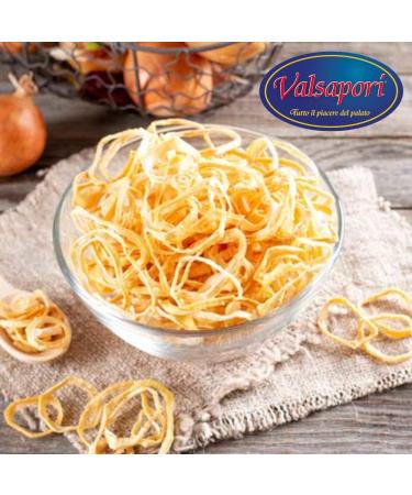  HOME LINE Sun-Dried Sliced Onion - 250g Envelope | Vegan Gluten Free | 100% Natural Dried Onion Flakes - Aromatic Spice Ideal for Smile - Buy Online on GoSupps.com