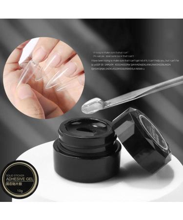 Summeishop Nail Rhinestone Glue - Gel for Art Nails Solid Patch Gel Wipe-Off Polish Adhesive Resin Gem Jewelry Diamond Polish (Need LED Light Curing) color - Buy Online on GoSupps.com
