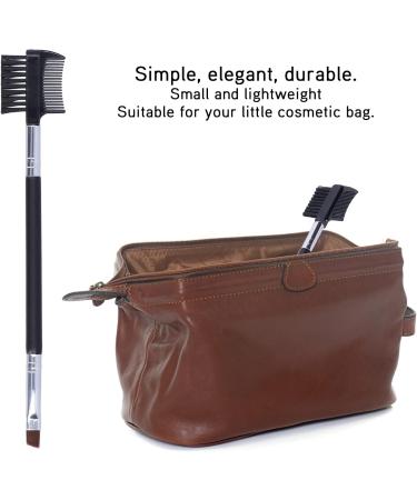 Ghzste Eyebrow Eyelash Brush Shaper Double Head Eyelash Comb Eyebrow Eyelash Makeup Tool (Double-ended long eyebrow brush) - Buy Online on GoSupps.com
