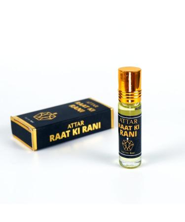 (Night Queen) Raat ki Rani Attar | Perfume Essence | For Men & Women 100% Alcohol-Free Pure Natural Real Long Lasting Fragrance (8ML)