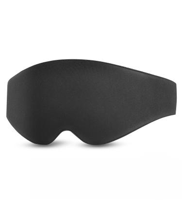 3D Sleeping Mask for Men and Women Adjustable Elastic Strap Eye Mask for Travel Zero-Pressure Sensation Sleep Eye Mask Memory Foam High Resilience Blackout Eye Mask for Sleeping