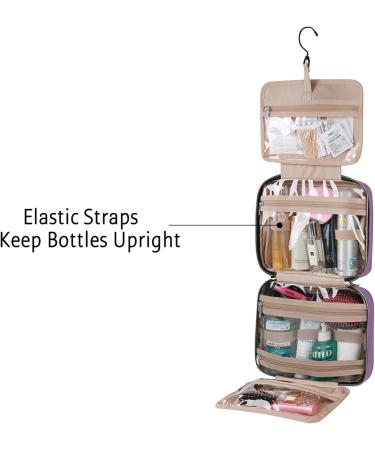 BAGSMART Large Hanging Toiletry Bag for Women - M Purple - Buy Online on GoSupps.com