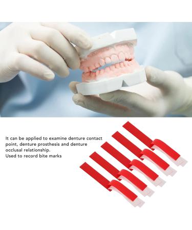 400 Pieces Red Dental Articulation Paper - Double-Sided Bisparate Strips for Contact Point Assessment - International Shipping Available - Buy Online on GoSupps.com