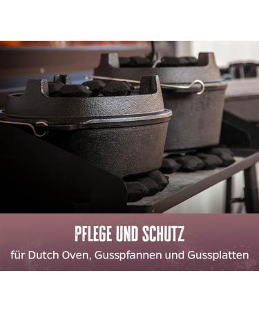 Grillf rst 5x250ml Burning & Nursing Paste - Premium Care for Cast Iron Dutch Ovens & Fire Pots | Coconut Oil & Wax - Buy Online on GoSupps.com