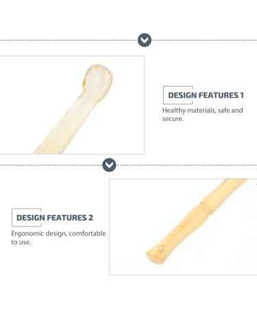 3pcs Yellow Wooden Earwax Cleaning Tools Set - Portable and Practical Men & Women Ear Care Kit - Buy Online on GoSupps.com