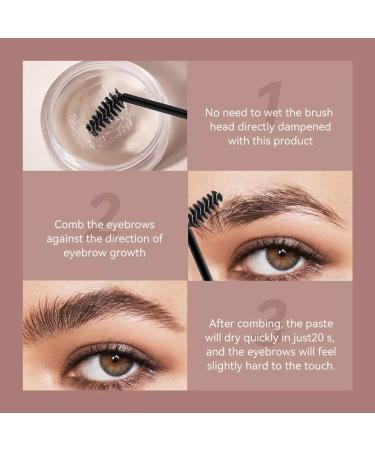 Professional Clear Eyebrow Gel Kit for Long-Lasting Hold and Definition - Buy Online on GoSupps.com