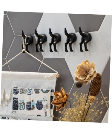 Alipis 2 Pcs Hangers Clothes Rack Towel Hooks Trim Coat Adhesive Hook Hanger Coat Hanger Tail Wall-Mounted 10*4*5cmx2pcs Random Colorx2pcs - Buy Online on GoSupps.com