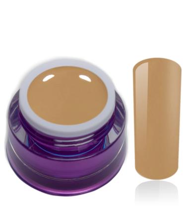 Color Gel Caramel Nude Beige Uv Led Nail Gel Studio Quality Color Gel RM Beautynails 1 Pack (1x 5ml)