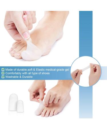 Duoupa 20-Piece Premium Toe Caps - Protect Against Blisters & Calluses | Toe Pads & Separators for Ultimate Comfort - Buy Online on GoSupps.com