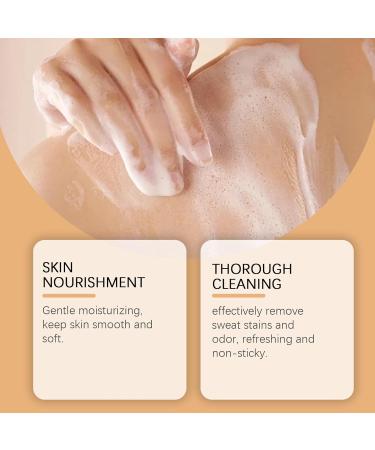  blmcoos Persimmon Shower Gel Foot Odour Eliminator Deodorizer for Seniors Natural Deodorant Soap Armpits Intimate Area Inside Thighs (2) - Buy Online on GoSupps.com