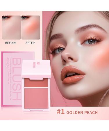 2 in 1 Multi-Use Cream and Powder Blush Palette for Daily Makeup Essential Cosmetic Accessories - Buy Online on GoSupps.com
